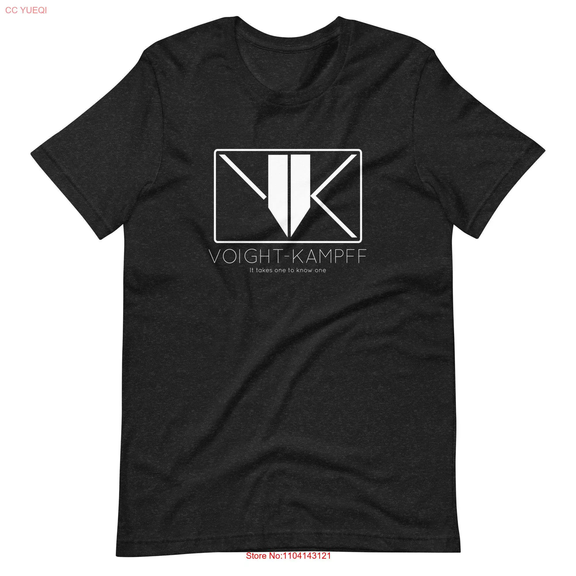 Voight Kampff scifi t shirt Blade Runner inspired long or short sleeves