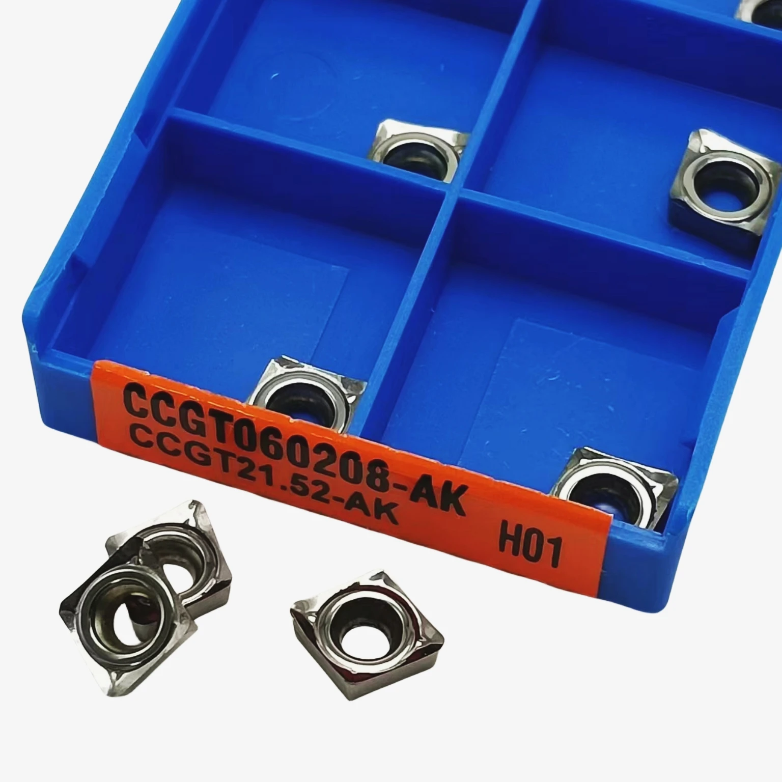 CNC أداة قطع تحول الألومنيوم ، CCGT060202 CCGT060204 cccgt060208 AK o1 إدراج كربيد CCGT120402