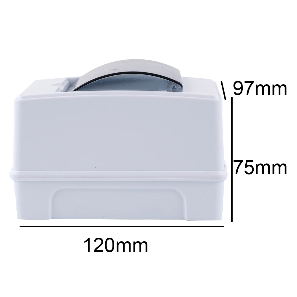 

Распределительный короб ABS на 2-4 модуля для миниатюрных автоматических выключателей (MCB), распределительный щиток для бытовых электрических панелей