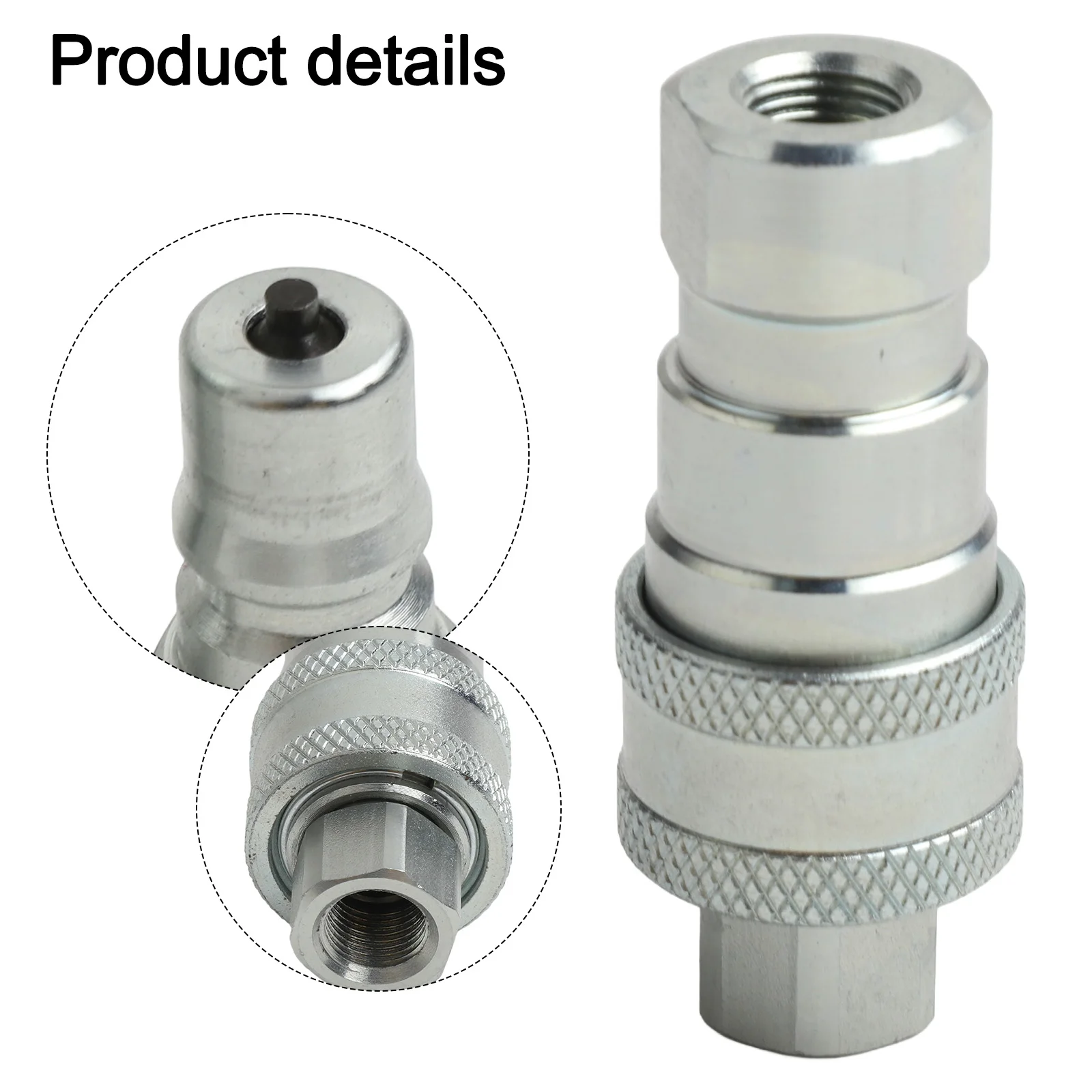 

Муфта из углеродистой стали, фитинг с внутренней резьбой, автоматическая застежка клапана, совместимая с высоким давлением, промышленные приложения