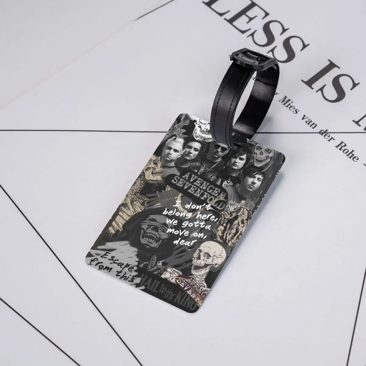 

Бирки для багажа Avenged Sevenfold: аксессуары для чемоданов, идентификационные бирки для путешествий, держатели для багажа с местом для имени и адреса
