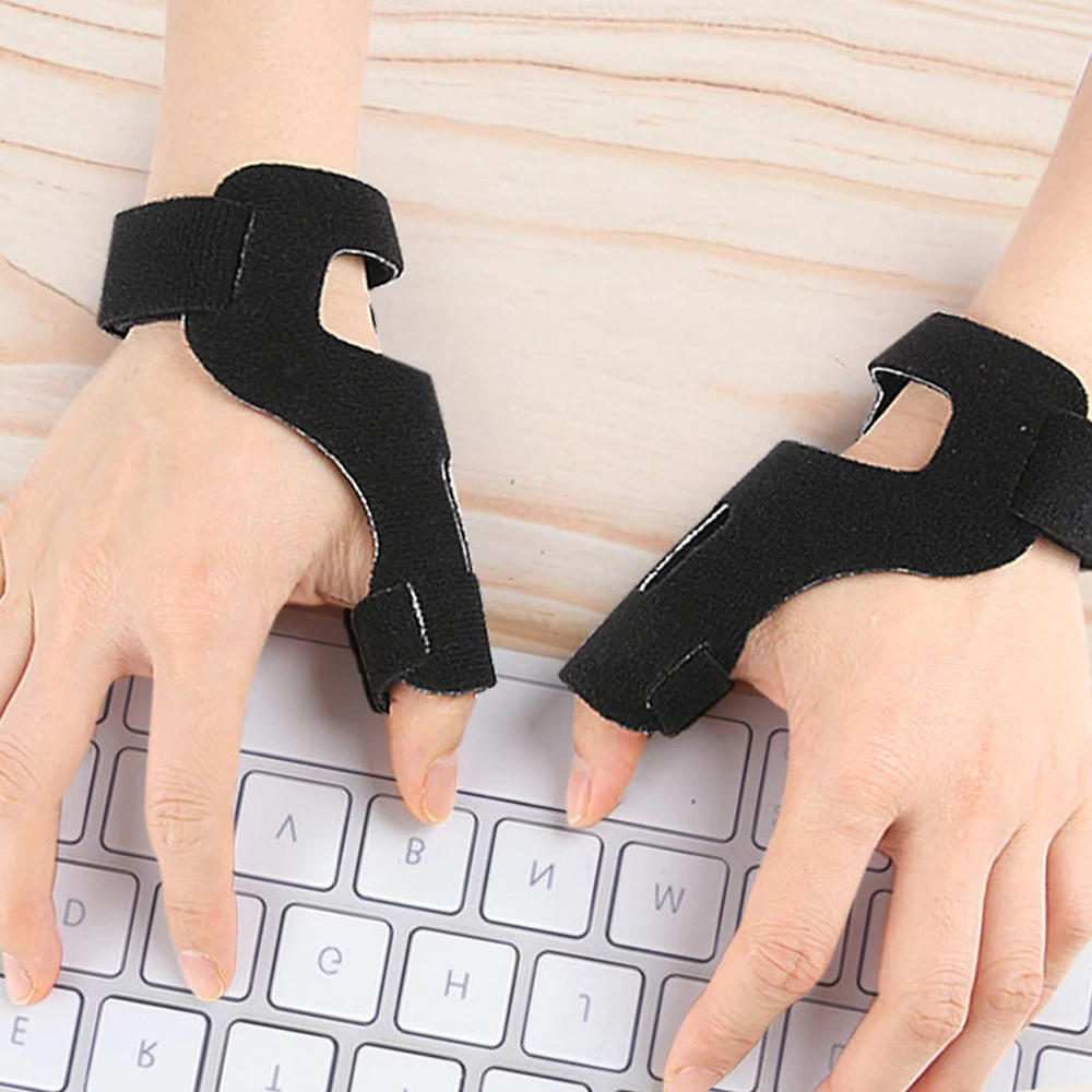 Thumb Wrist Brace Night Support for Pain Relief Sprains Arthritis Tendonitis Carpal Tunnel, Wrist and Thumb Support Stabilizer