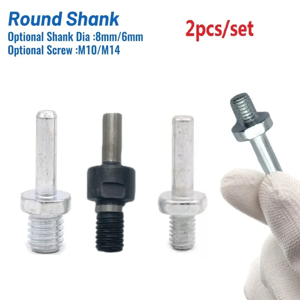 2 قطعة M10/المسمار الحفر محول ربط قضيب 6 مللي متر/8 مللي متر وسادة سلك فرشاة قضيب لسيارة البولندية الشمع رغوة الإسفنج الوسادة الملمع عازلة