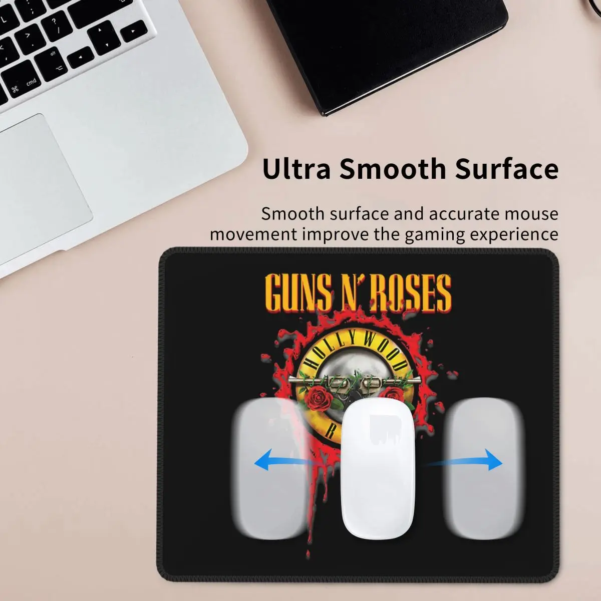 Guns N Roses Lightsaber Merch Mouse Pad Computer Keyboard Mouse Mat Gamer PC Laptop Desk Mat Office Accessories Table Mats