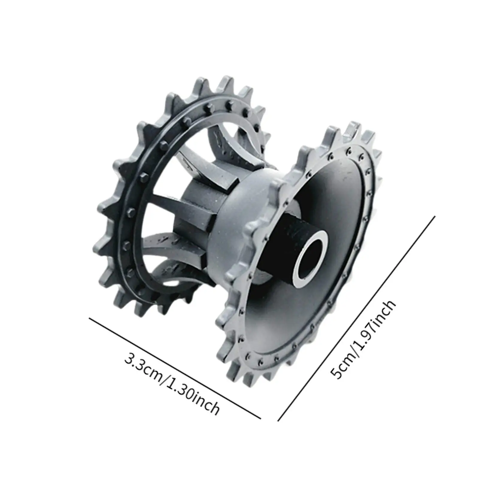 

Universal Tank Wheel Connector Lightweight Motor Coupling Adapter for RC Drift Cars Mini and Model Cars