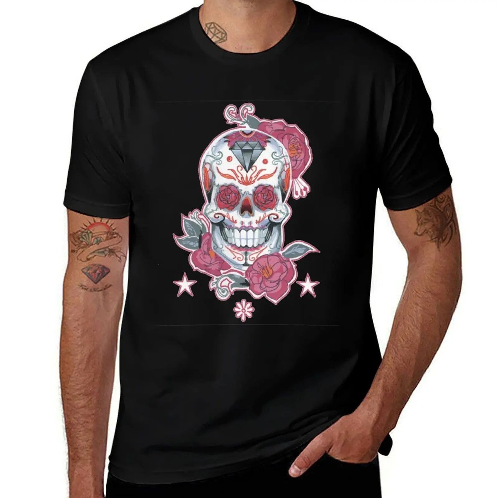 Life is Strange Skull T-Shirt Daily Work Short Sleeve Top T-Shirt