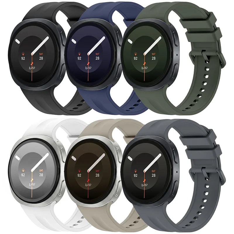 Original Sport Band for Samsung Galaxy Watch 9 8 40mm 44mm waterproof Silicone Wristband Correa Galaxy Watch8 Classic 46mm strap
