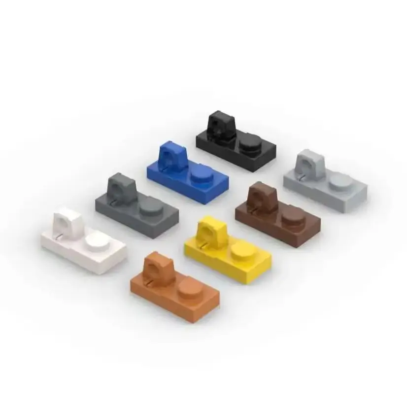 

MOC 10PCS Puzzle Particle 30383 Hinge Plate 1x2 Building Blocks Kit Top Brick Educational Toys Birthday Xmas Gifts Dropshipping