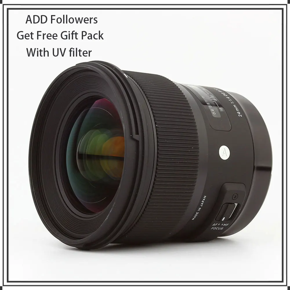 

Sigma 24mm F1.4 DG HSM | Art Lens for Canon Nikon Sony E