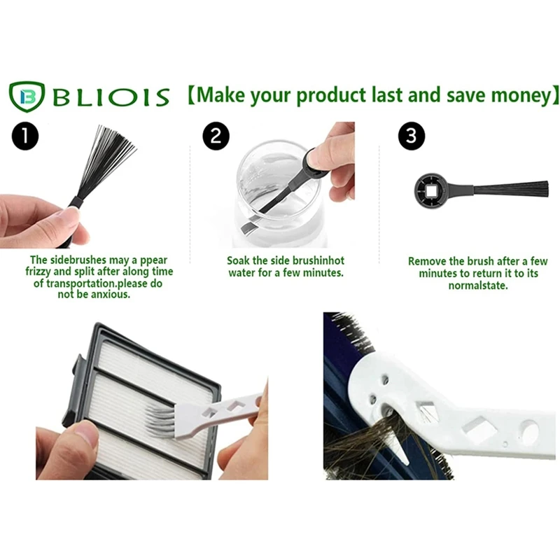 Tampons de vadrouille souples de remplacement pour Shlavabo AV2610WA RV2620WD RV2401WD RV2610WFUS AI Ultra 2 In-1Robot accessoires d'aspirateur