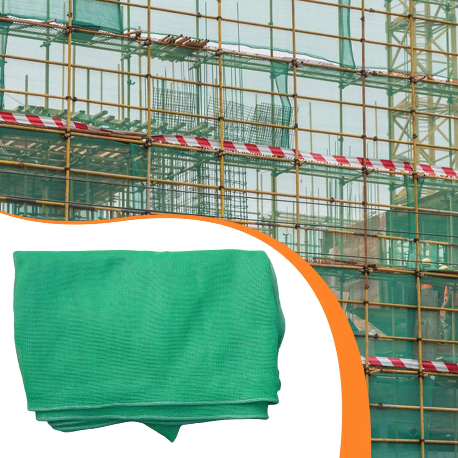

Construction Scaffolding Net PE Protective Fence Mesh Enclosure Temporary Barrier for Building Projects