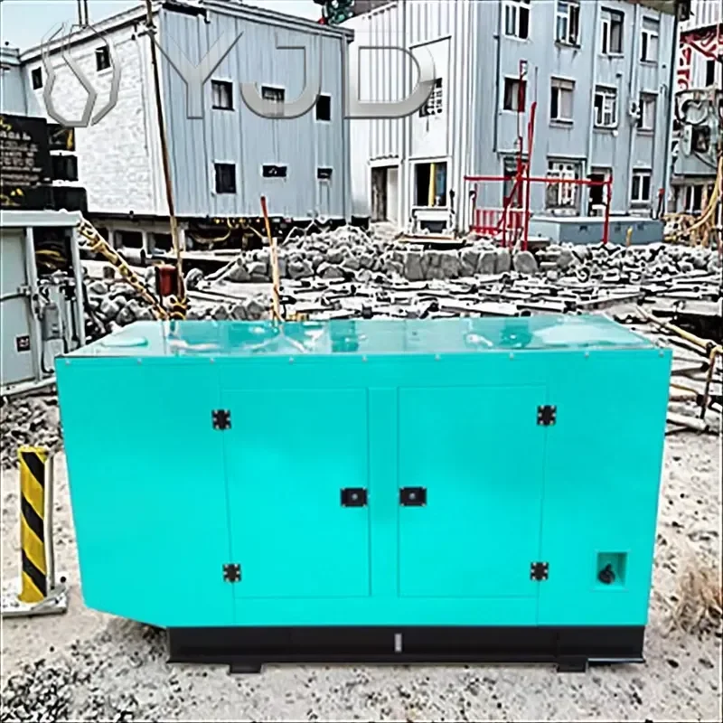 YJD 80KW Diesel Generator Soundproof Enclosure 400V Electrical Governor 100KVA Groupe Electrogene diesel Soundproof Silent