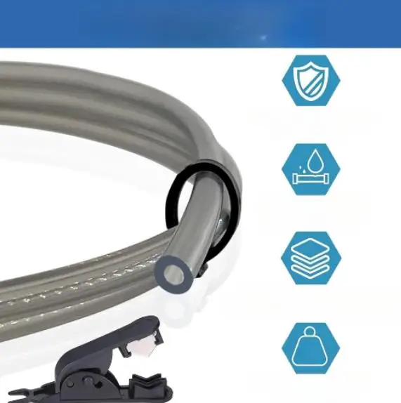 10 Meter PTFE Filament Hose for 3D Printers with Low Friction Compatible with Various Direct Drive Extruder Models