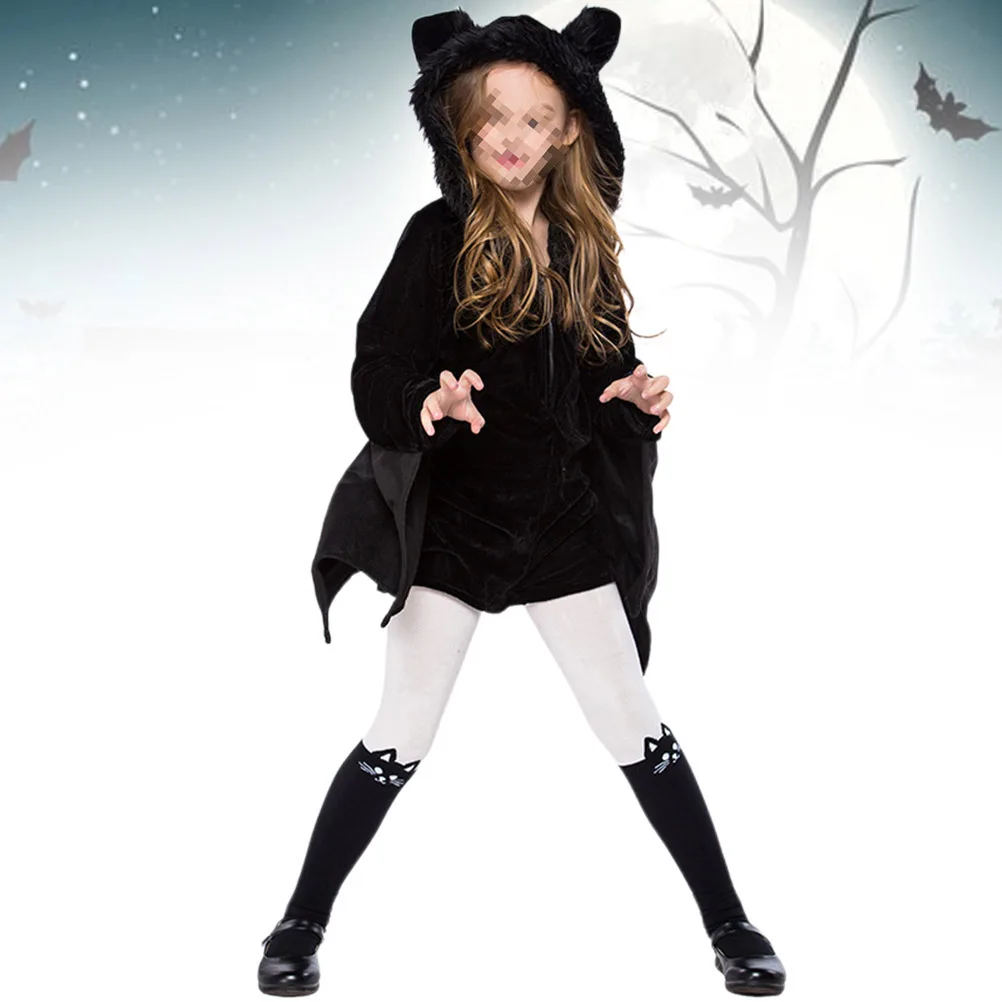 

Batsuit Halloween Dress-up Accessory Costume Child Outfit Clothing for Girls Cosplay