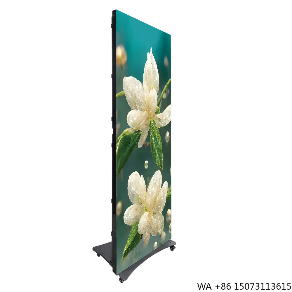 

Напольный LED-дисплей для плакатов с технологиями GOB и COB, оптовая продажа, высокая яркость, низкое энергопотребление, коммерческая цифровая реклама