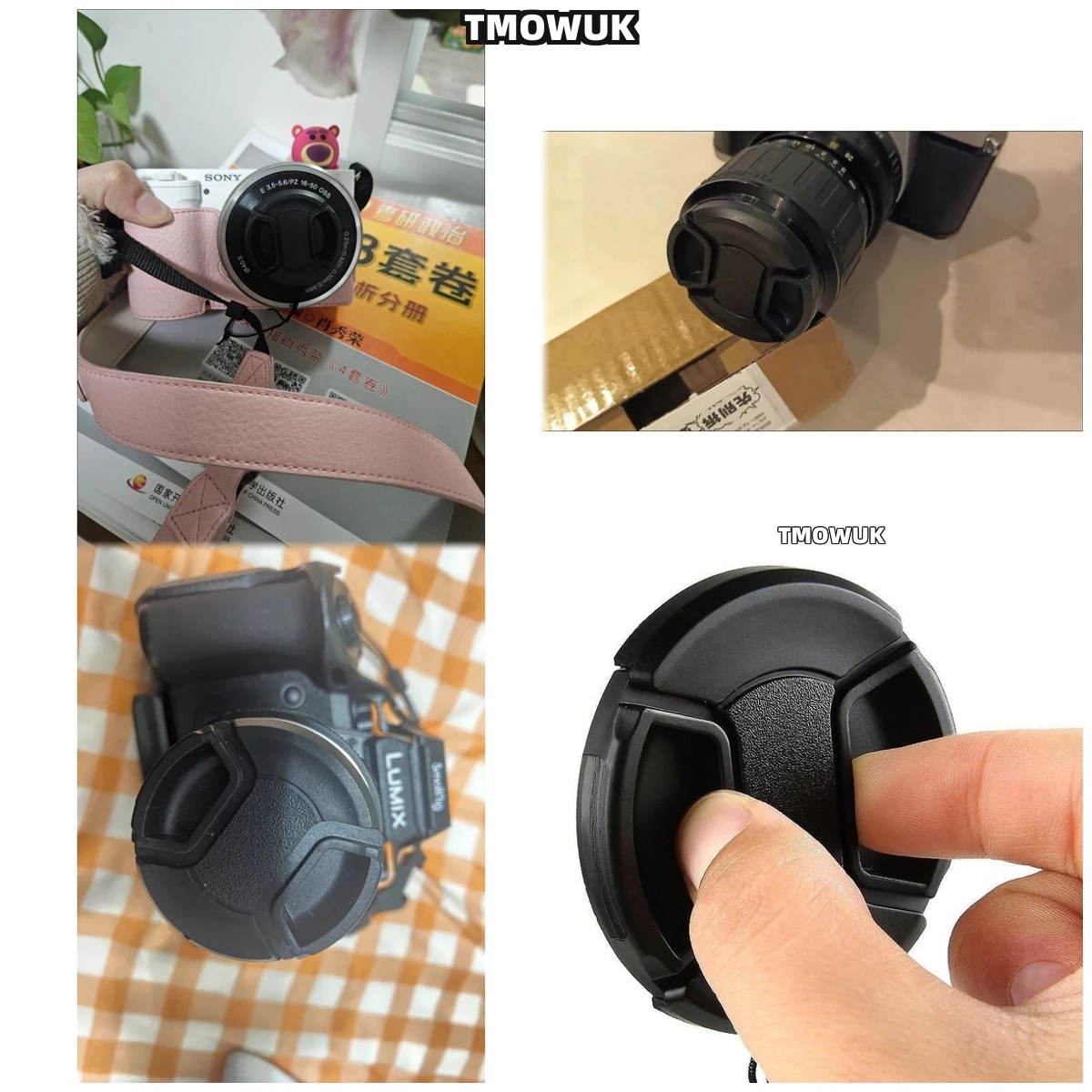 

For FUJIFILM FinePix S Pro2 X-T4 X-H2 X100X XQ1 X-T30 Mark II X-H1 X100VI X100VII X-T60 Camera Lens Cap Protective Cover Center