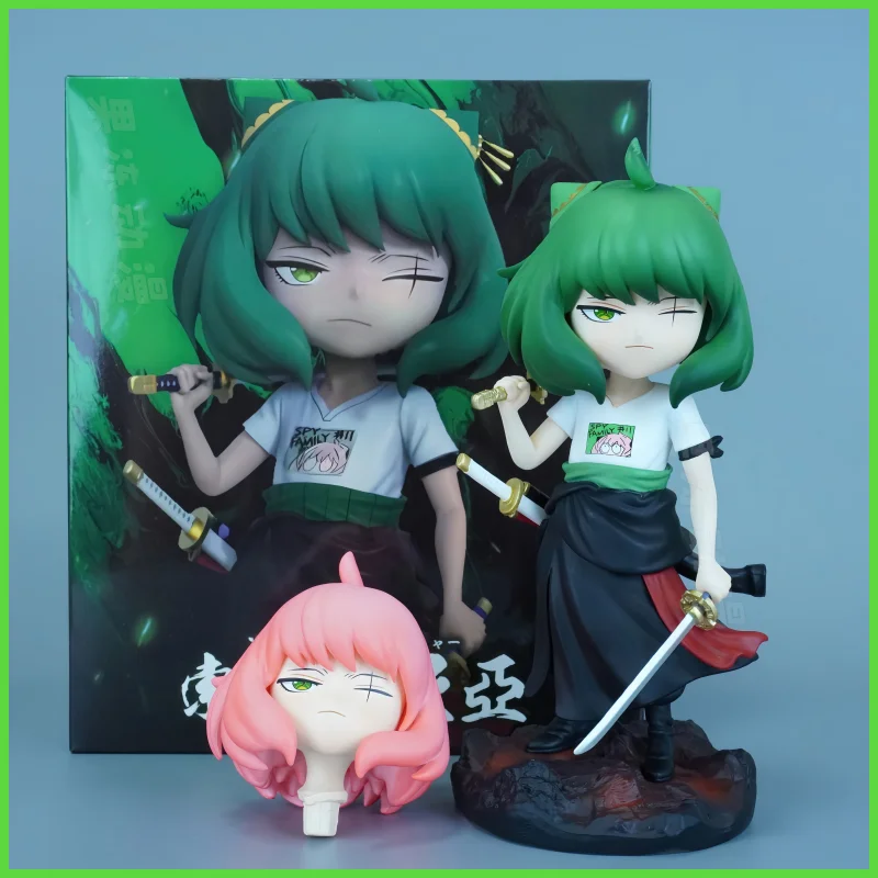 

In Stock Spy×Family Anime Figure Anya Forger Cosplay Roronoa Zoro Action Figures Pvc Statue Collection Model Birthdaytoys Gifts