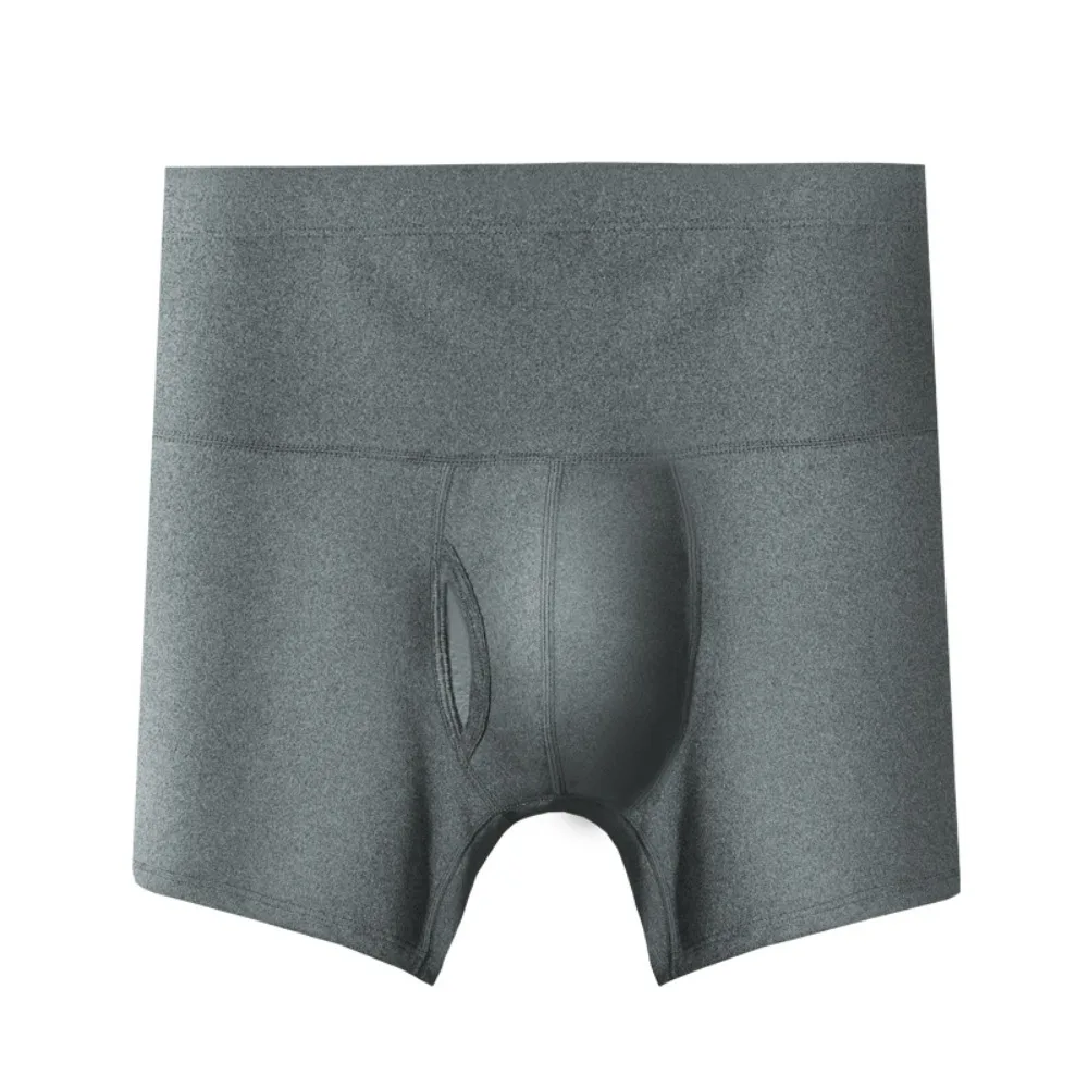 

Belly Tummy Control Cotton Shorts High Waist Solid Color Slimming Body Shaper Underwear Waist Trainer Compression Boxer Panties