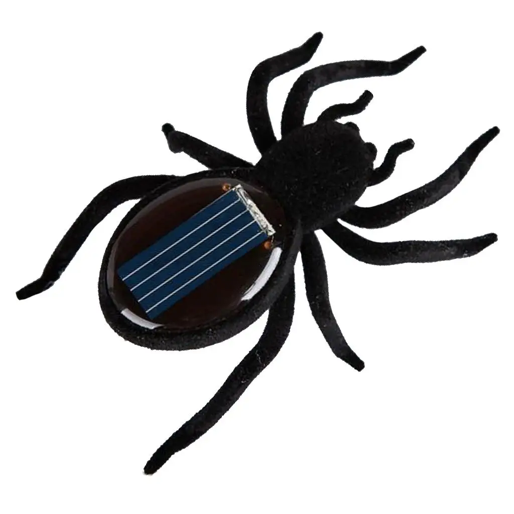 Novità giocattolo educativo robot ragno ad energia solare gadget per bambini lunghezza cm