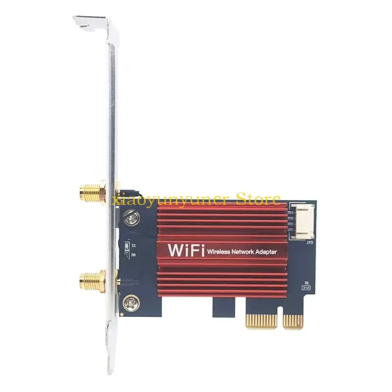 P9JB 5400mbps Triple Band 2.4G/5G/6Ghz Bluetooth-compatible Networking Card for PC