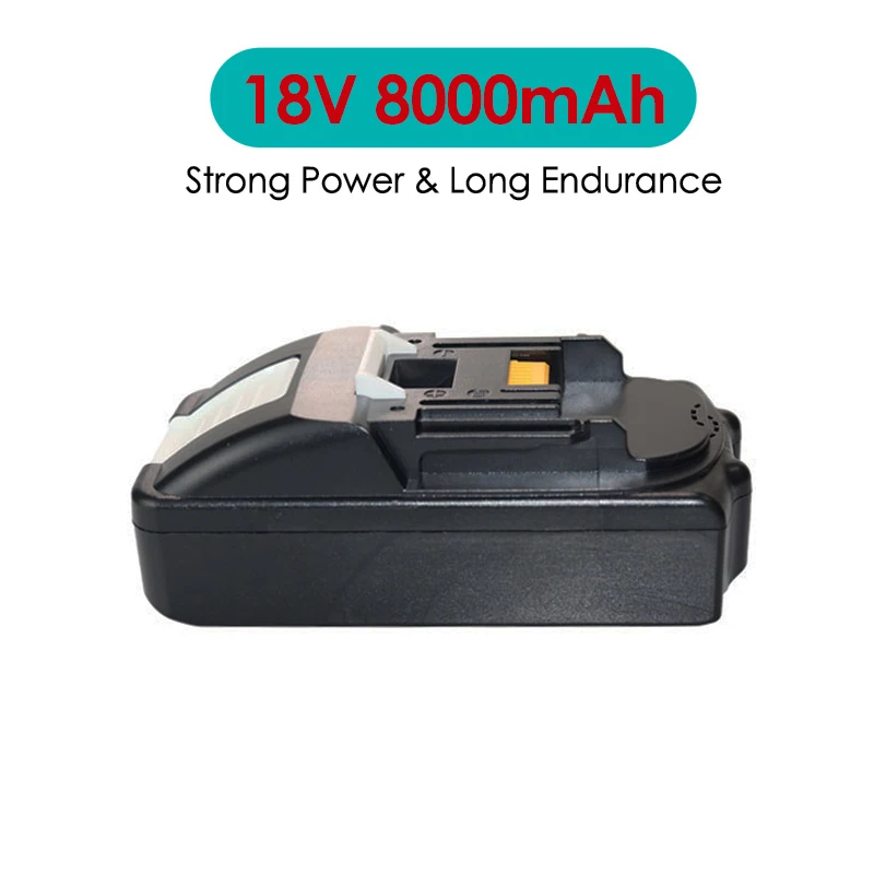 แบตเตอรี่ Li-ion สำหรับ Makita เครื่องมือไฟฟ้าทดแทน18V 8000mAh BL1815 BL1820 BL1830 BL1815 BL1815N BL1820