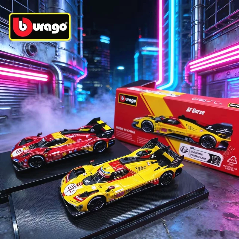 

Bburago 1:43 Ferrari 499P 24h Endurance Race Alloy Sports Car Model Diecasts Metal Track Racing Vehicles Kids Toy Birthday Gift