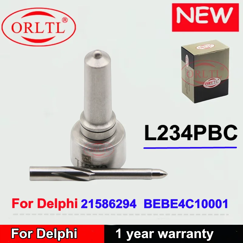 

L234PBC L234PBD Форсунка для впрыска дизельного топлива L 234 PBC L234 PBC Запасные части для инжектора Сопло для Delphi 21586294 BEBE4C10001