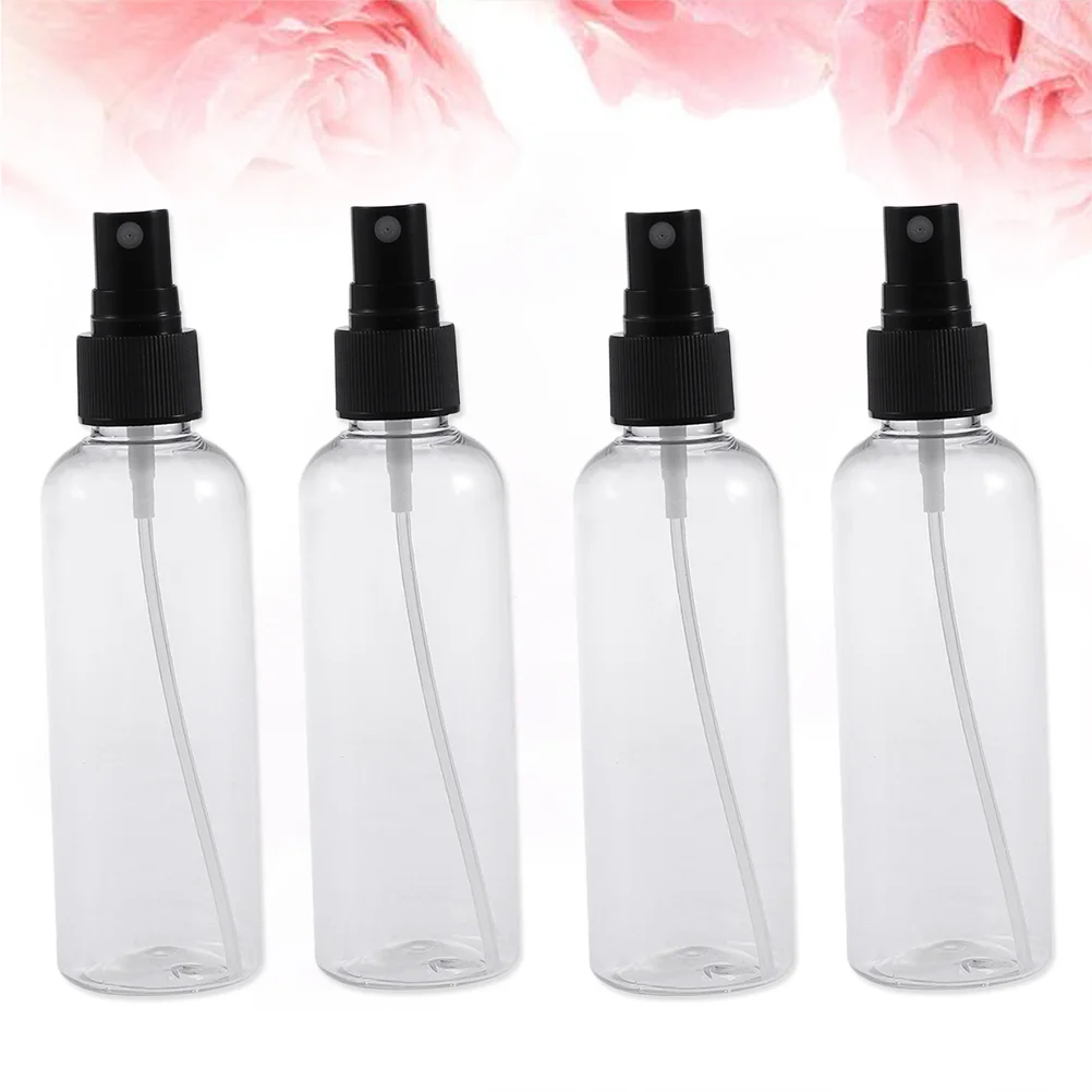 4 Pcs Travel Spray Refillable Portable Make up Alcohol Makeup Small