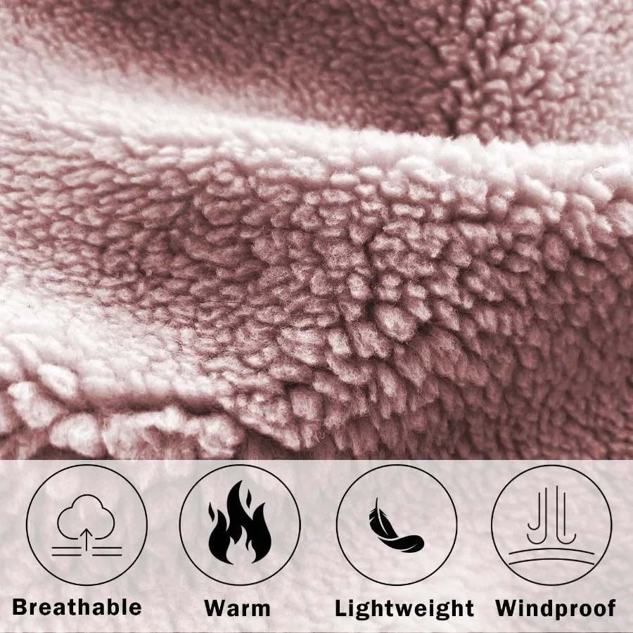 قناع التزلج Shy Velvet Sherpa Hood قناع التزلج بالاكلافا الشتوي المقاوم للرياح للرجال والنساء