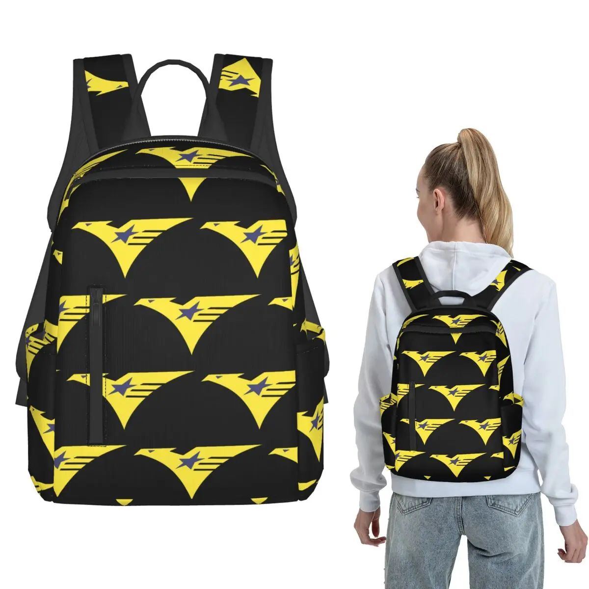 Titans (Mobile Suit Zeta Gundam) Backpack Large Capacity Boys Girls BookBag School Bag Shoulder Bags for Men Women