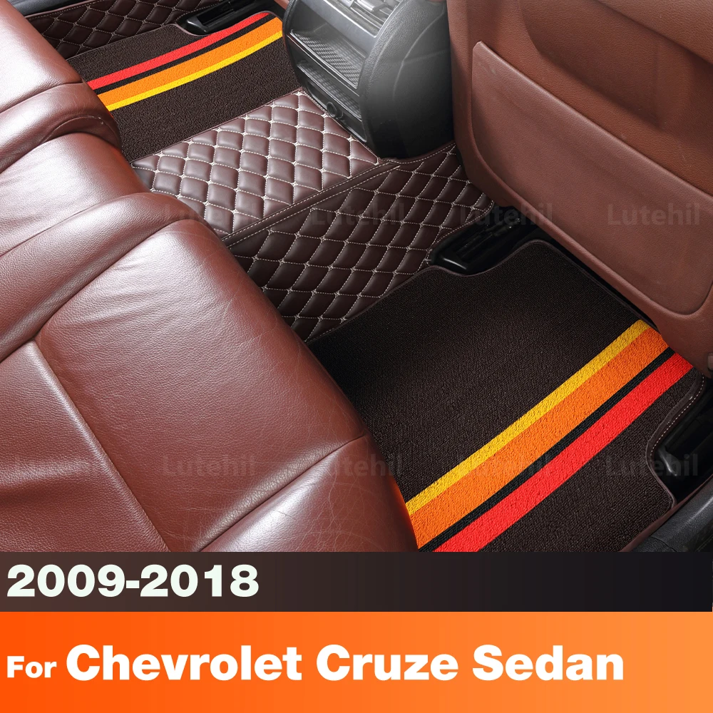 

LUTEHIL для Chevrolet Cruze Sedan 2009-2018 10 11 12 13 14 15 автомобильный коврик на заказ, автомобильный ковер, аксессуары для интерьера