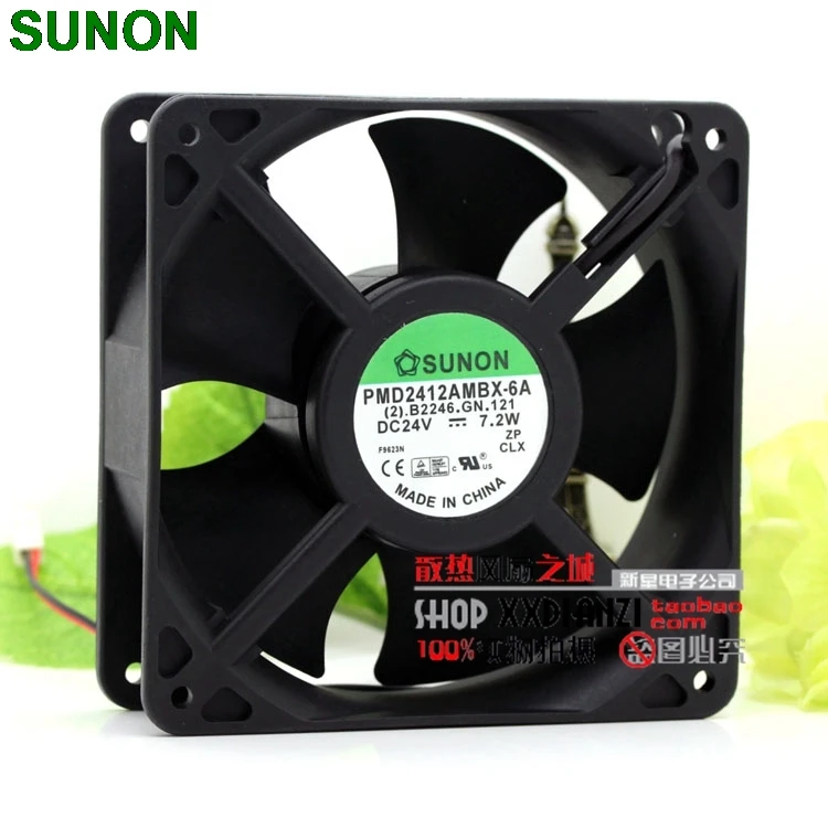 

For Sunon PMD2412AMBX-6A 12038 24V 7.2W 12CM inverter axial inverter fan