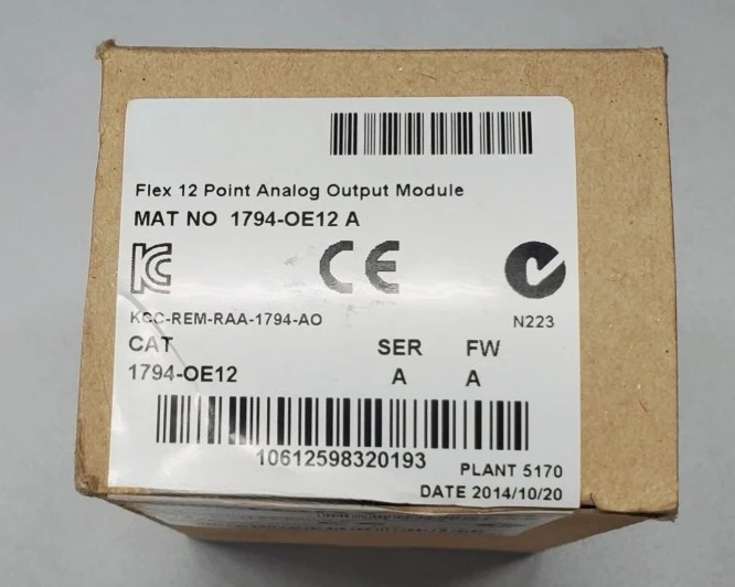 Brand New Original 1794-OE12 PLC  Analog Output Module 12 Single-Ended Outputs Fast Delivey