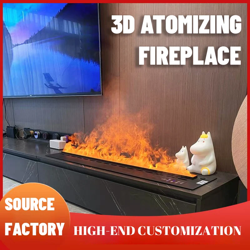 

Modern Embedded Fireplace Home Energy-saving Decoration Electronic Steam Humidifier Simulation Flame 3D Atomization Fireplace