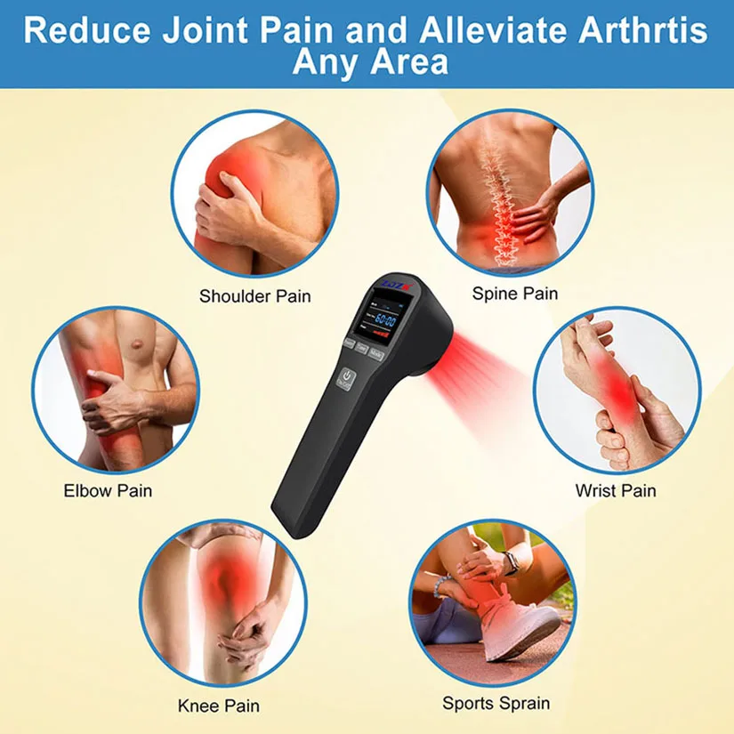 

4x808nm 16x650nm low level laser light therapy health pain physiotherapy device for anti-inflammation and wound healing 880mW