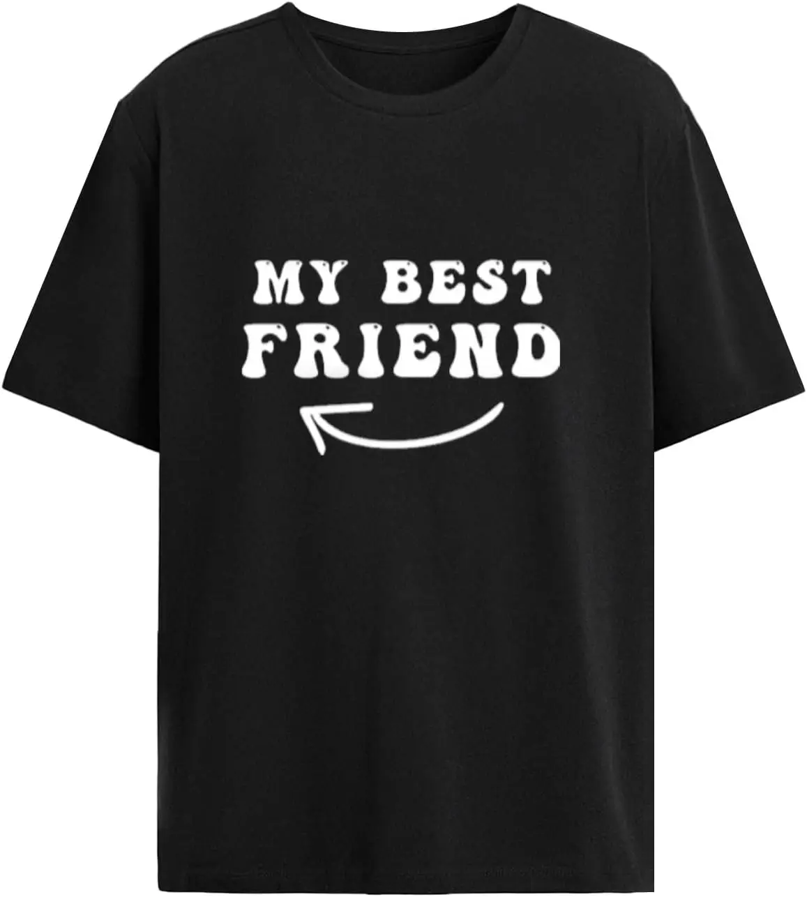 

Набор футболок My Best Friend (1 шт.) для мужчин, эстетичный дизайн