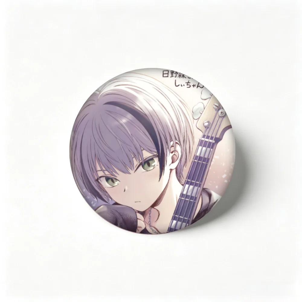 Project Sekai Brooch Shiho Hinomori Anime Lapel Pin Cute Character Badge for Bag Decoration Gift