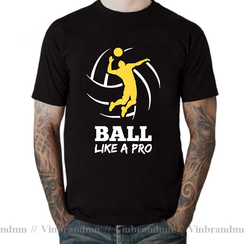 Volleyball Player Ball Like a Pro Gift for Volleyballer Fans Funny Volleyball Evolution T-Shirt Volleyball Heartbeat T Shirt Men