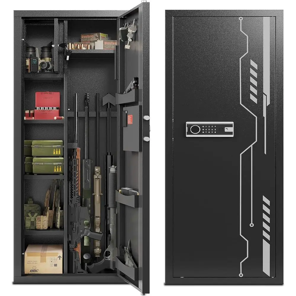 8-12 Gun saes,Rile Sae,Gun Saes or Home Rile and Pistols, Long Gun Sae or Rile Shotgun or Home,Quick AccRile Saes,Adjustable She