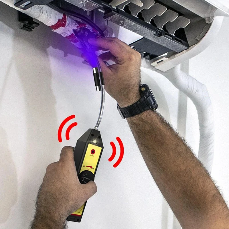 ハロゲン漏れ検知器,フロン漏れ検知器,冷媒ガスエアコンテスター,r22,r410a,r134a,r1234yf,WJL-6000UV