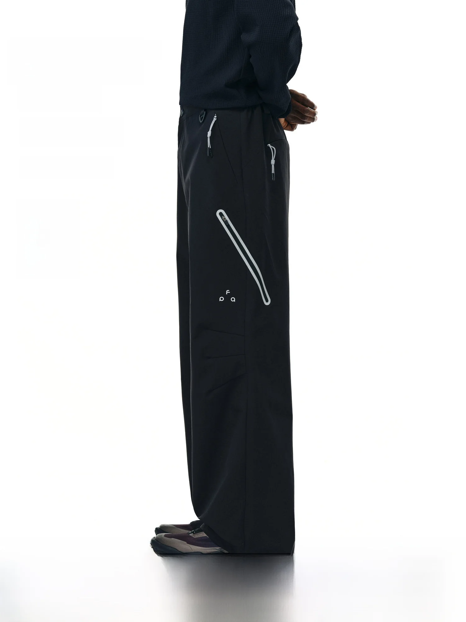 

Брюки FPA Outdoor Special Fluorine Dragon с защитой от разрывов, светоотражающей молнией, дышащие, для горного туризма, черные, спортивные, повседневные