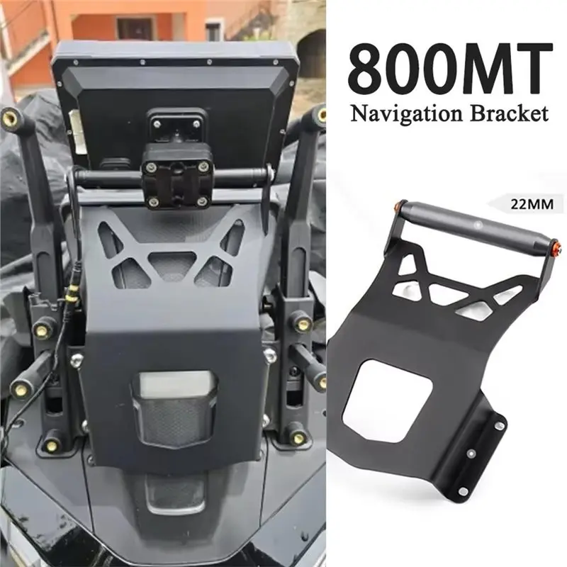 A13Z-For CFMOTO 800MT 800Mt 800 MT 2023-2026 Compatible Front Mid GPS Navigation Mount Bracket Motorcycle Accessories Part