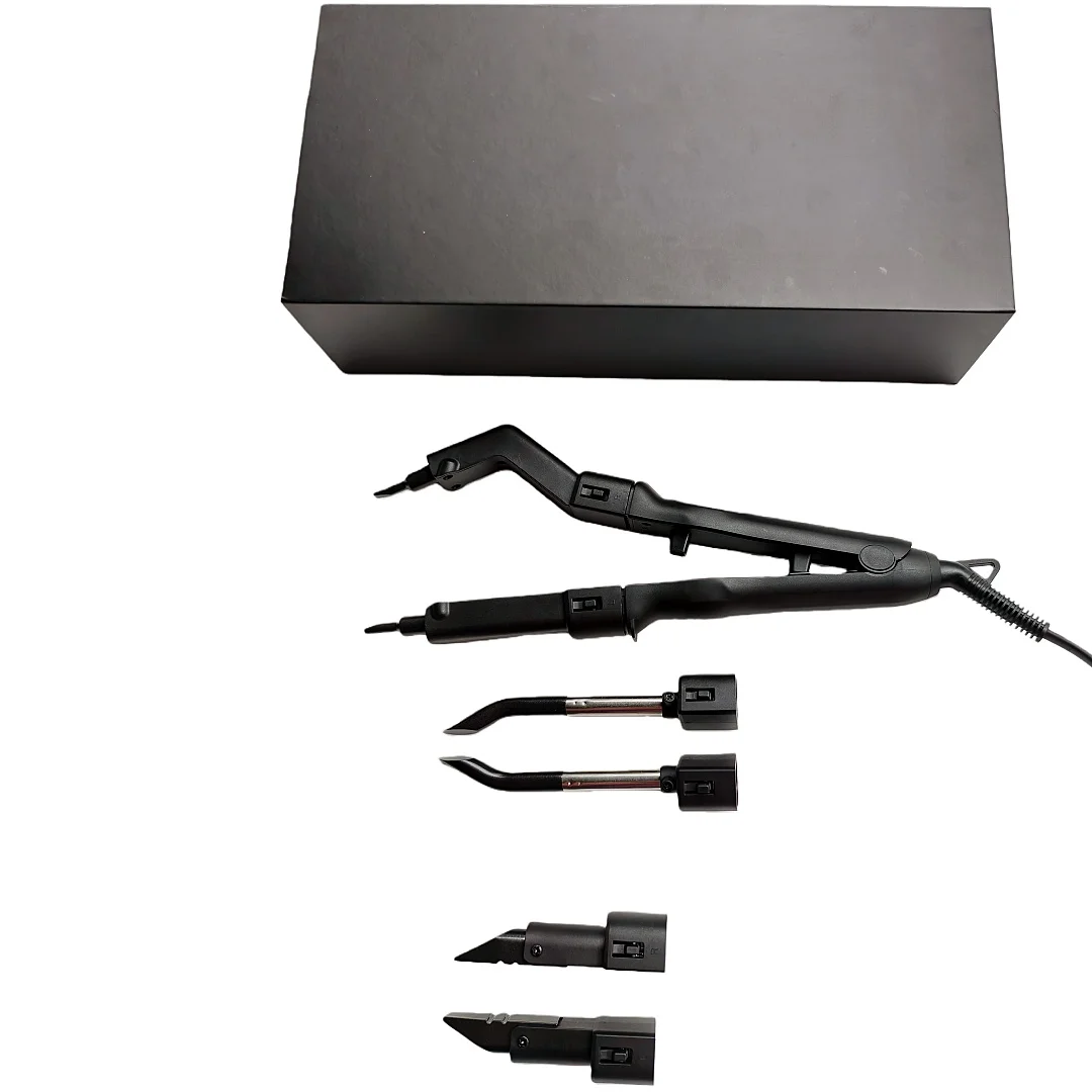 

Новинка 2026 года: Набор инструментов для наращивания волос 866A с 3 сменными насадками, терморегулируемый, для горячей завивки и наращивания волос