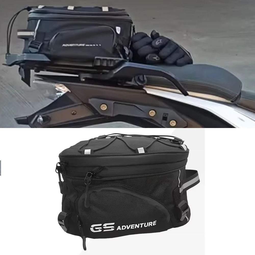 

Motorcycle Rear Seat Bag Waterproof Back Saddle Helmet Tail Luggage Bags for BMW R1200GS LC Advenutre R1250GS LC F850GS F750GS