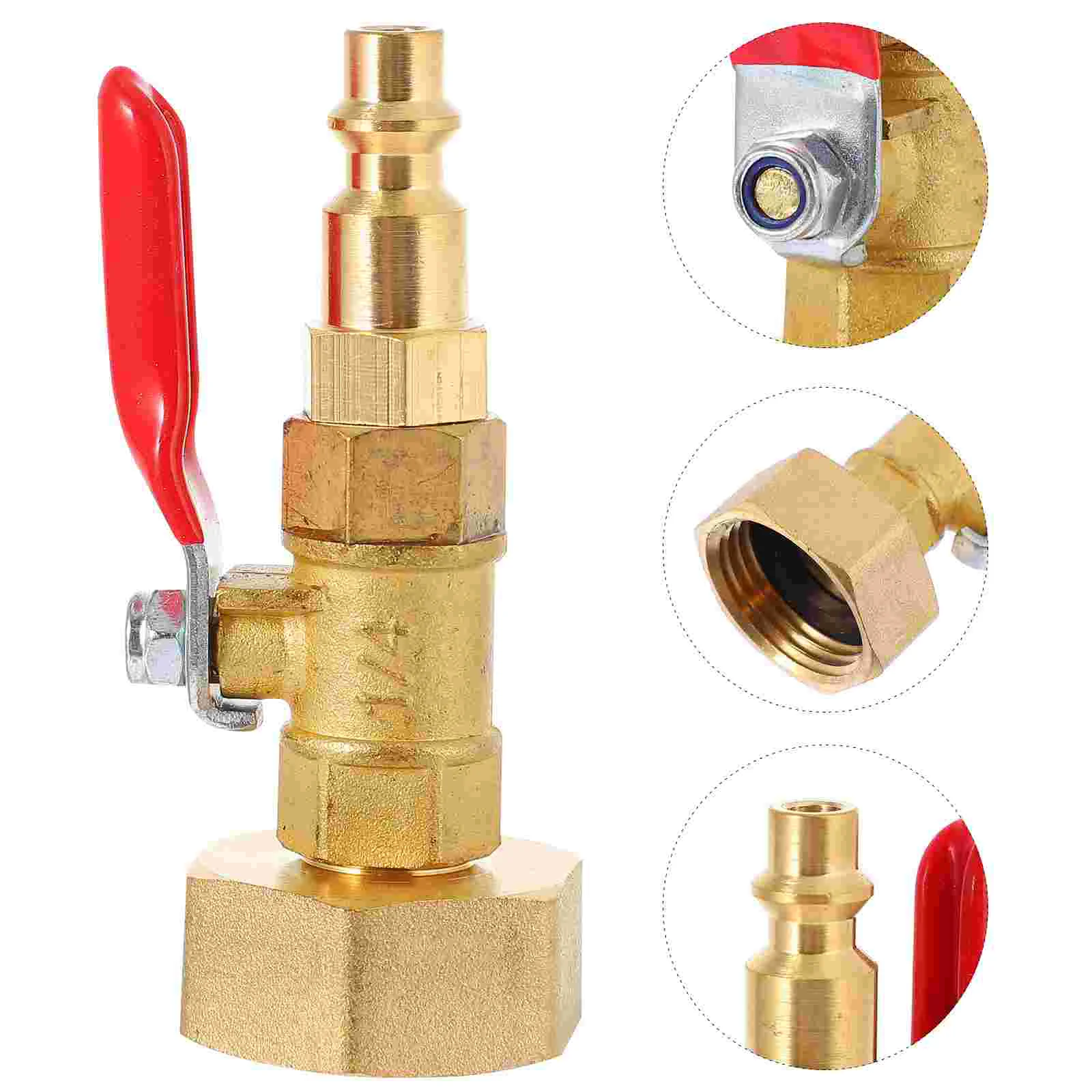 Hose Male to Female Adapter Antifreeze Joint Brass Winterizing Connector Accessories