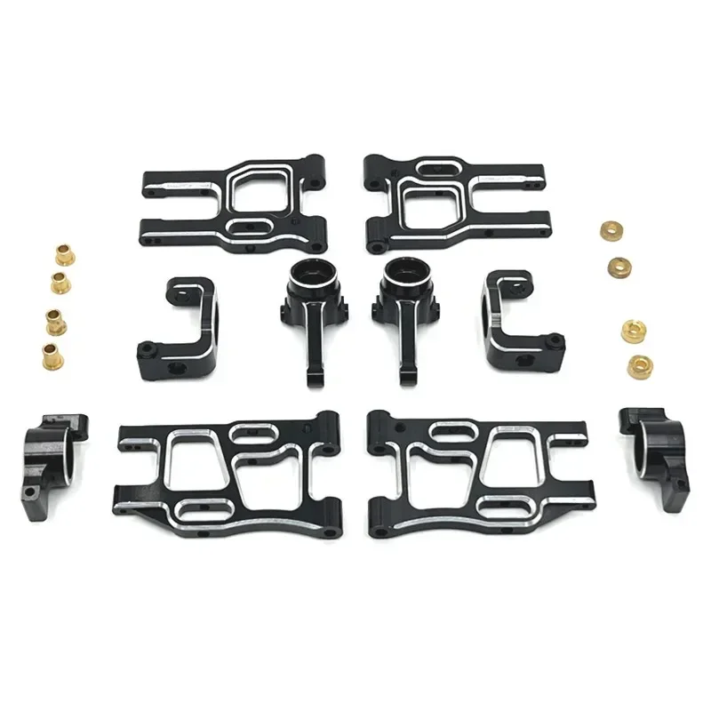 

For LC Racing PTG-2 PTG-2R Metal Front and Rear Suspension Arm Steering Cup Hub Carrier Set 1/10 Upgrade Parts Accessories