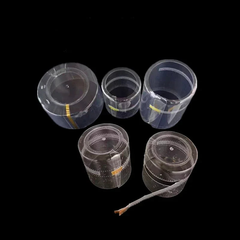 100pcs Bottle Cap Sealing Heat Shrink Film Bottles Cover Thick Stripes Golden Heat Sealing Cap Wine Bottle Sleeve