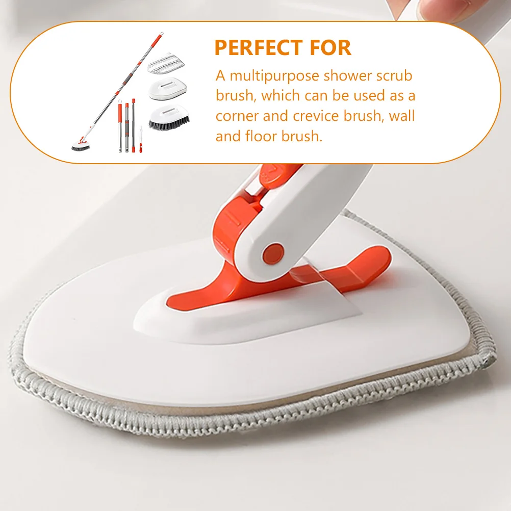 

1 set Tub Tile Scrubber Set Bathroom Floor Wall Tile Cleaner For Glass Sink Corner Seam Stain Groove Water Stain Cleaning Hard