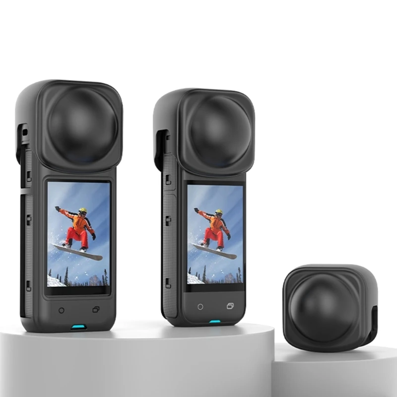Copriobiettivo in silicone per protezione della fotocamera sportiva 1 pezzo
