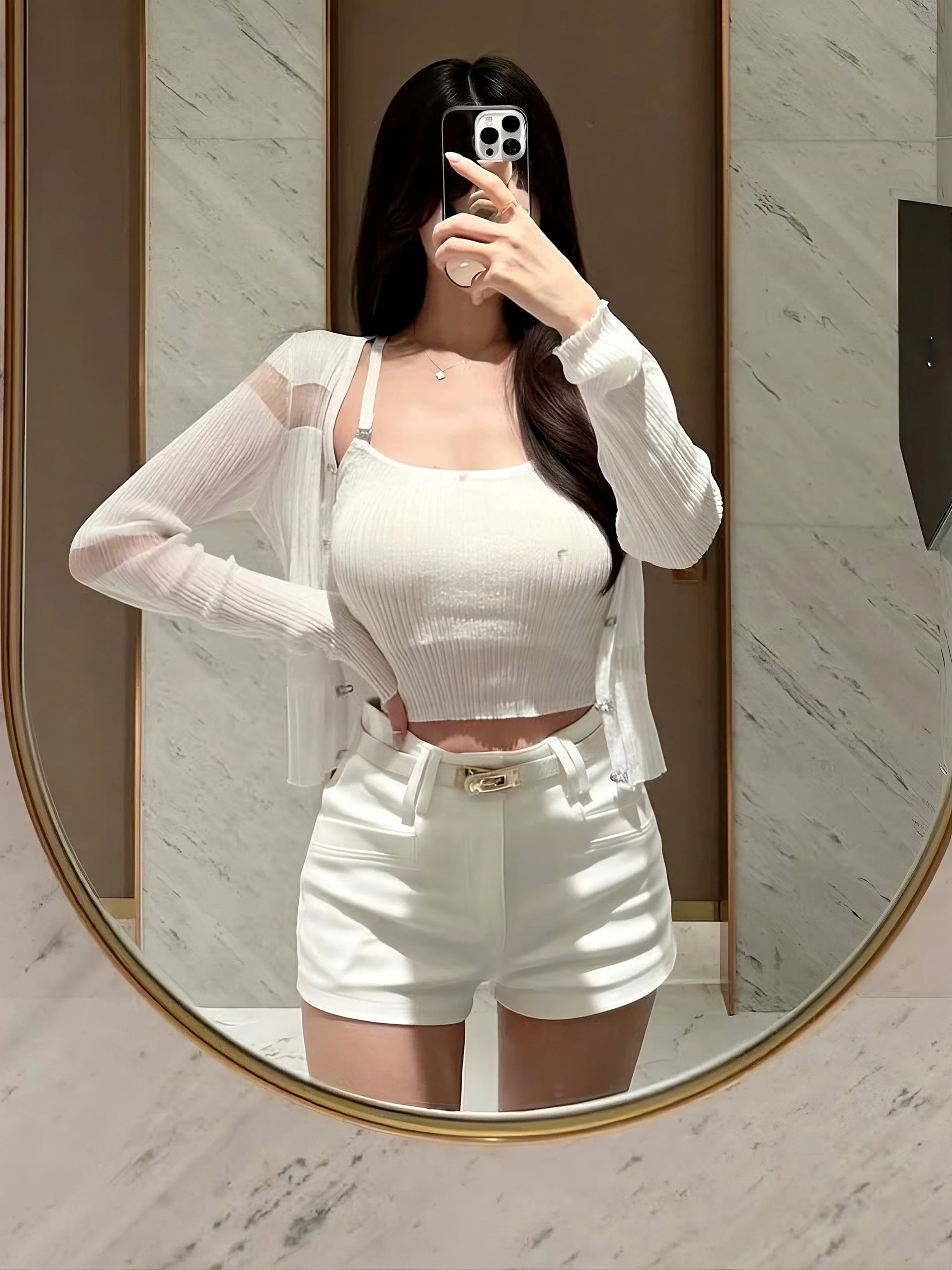 

Anti-Wrinkle High-Waist Loose Casual orts Women's Summer Street Sle Slimming Versatile Straight Leg Pants